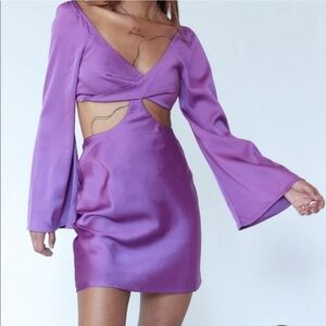 Princess Polly Dominique Purple Mini Dress